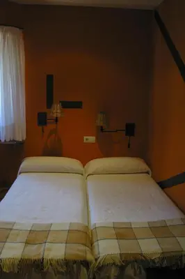 Cama o camas de una habitación en Posada de Bleto