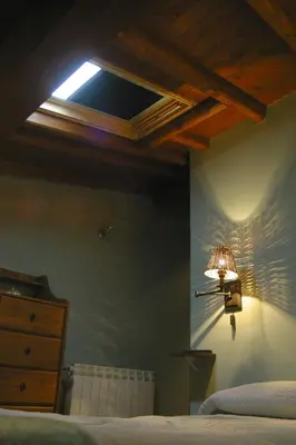 Cama o camas de una habitación en Posada de Bleto