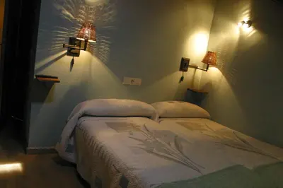 Cama o camas de una habitación en Posada de Bleto