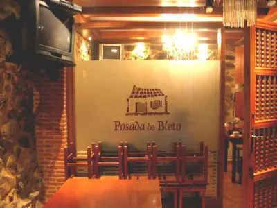 Zona de estar de Posada de Bleto
