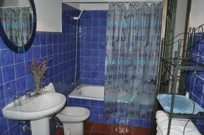 Un baño de Casas Rurales Casas en Batuecas