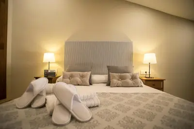 Cama o camas de una habitación en MD Casa Palacio Muñoz Chaves Siglo XVIII