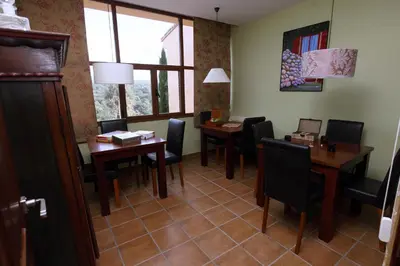 Zona de estar de La Senda de los Enebros