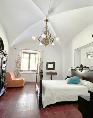 Cama o camas de una habitación en La Casería