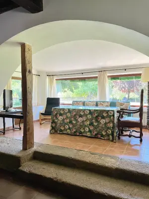 Zona de estar de La Casería