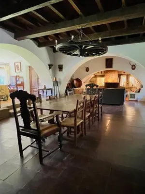 Zona de estar de La Casería