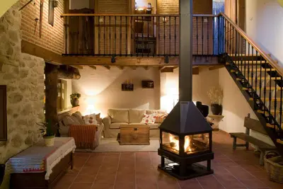 Zona de estar de Casa rural La Rasa