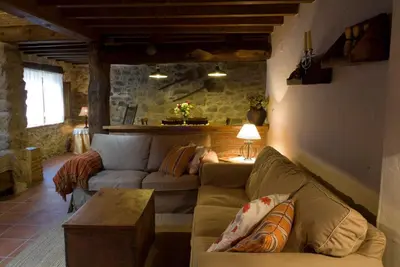 Zona de estar de Casa rural La Rasa