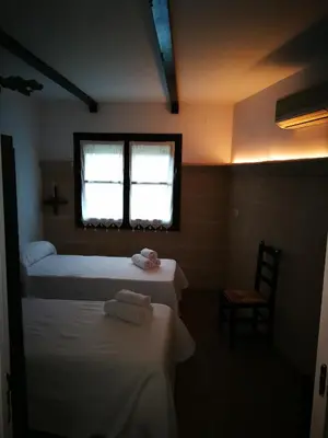 Cama o camas de una habitación en La pension del Parador