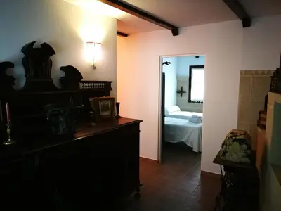 Cama o camas de una habitación en La pension del Parador