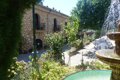 Jardín al aire libre en Hotel Rural El Convento