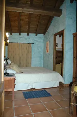 Cama o camas de una habitación en Casa Rural El Pedroso