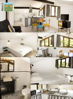Una cocina o zona de cocina en Apartamentos Puenteviejo