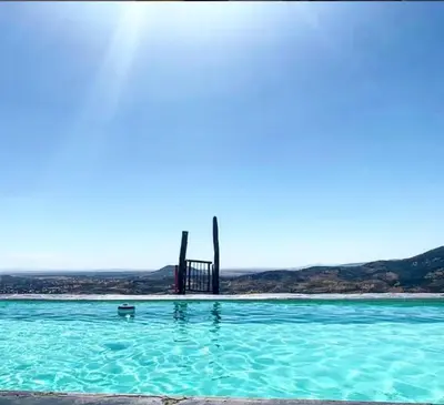 Piscina en o cerca de Welcoming House in Cañamero + Pool