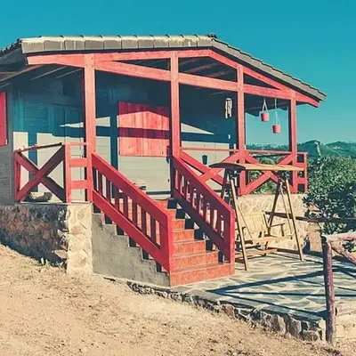 Charming house in Cañamero with pool and mountain view