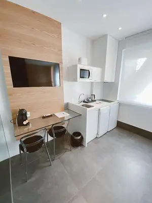 Una cocina o zona de cocina en Salamanca Suites Libertad