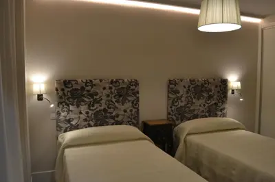 Cama o camas de una habitación en Hotel Español