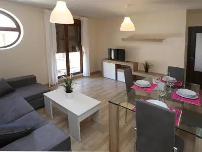 Zona de estar de Apartamento turisticos Puente Romano P3 1-A