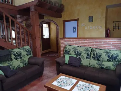 Zona de estar de casa rural EL RINCON