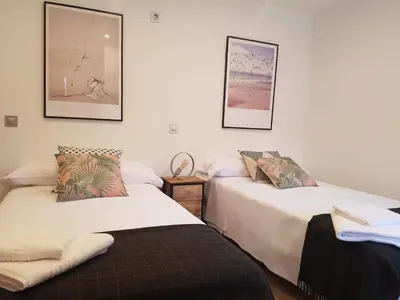 Cama o camas de una habitación en Casa Aquelcabos