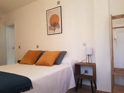 Cama o camas de una habitación en Casa Aquelcabos