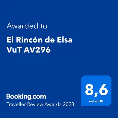 Certificado, premio, señal o documento que está expuesto en El Rincón de Elsa VuT AV296
