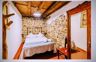 Cama o camas de una habitación en Tu Casa de Pueblo