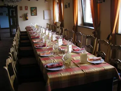 Un restaurante o sitio para comer en Hotel Garabatos