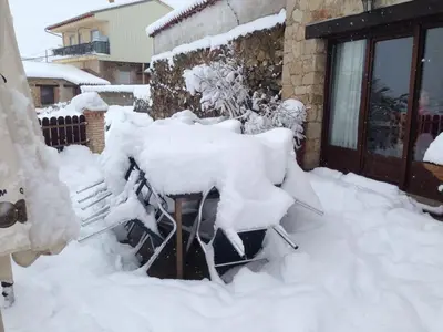 Casa rural Lucia en invierno