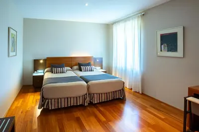 Cama o camas de una habitación en Hotel Conventual Sierra de Gata