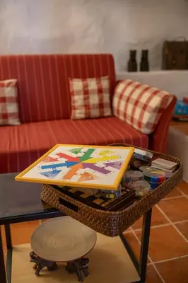 Zona de estar de Casa rural la grande