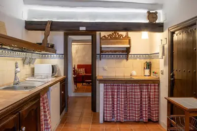 Una cocina o zona de cocina en Casa rural la grande