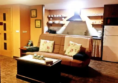 Zona de estar de Apartamento Rural San Jorge Bajo