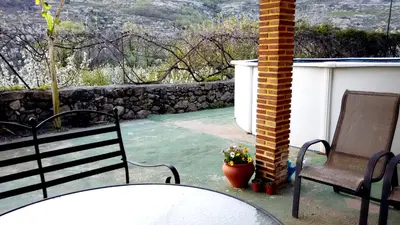 Un balcón o terraza de Apartamento Rural San Jorge Bajo