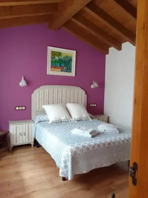 Cama o camas de una habitación en CORRAL DEL PRAJONCILLO