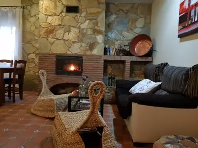 Zona de estar de Casa Rural Aguas del Venero
