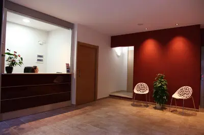Zona de estar de Hostal Santel San Marcos