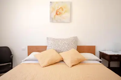 Cama o camas de una habitación en NAVAQUESERA MIRADOR DE GREDOS