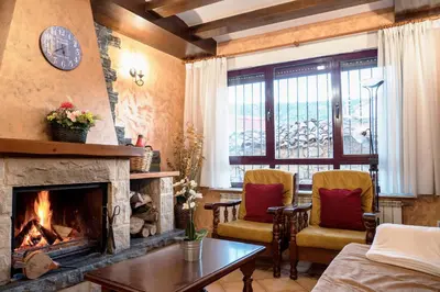Zona de estar de Casas Rurales Florentino
