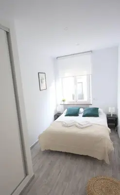 Cama o camas de una habitación en Apartamento entero 4HB centro Salamanca by Batuecas