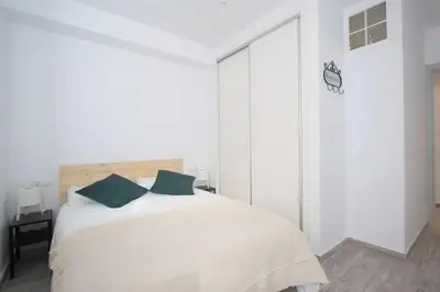 Cama o camas de una habitación en Apartamento entero 4HB centro Salamanca by Batuecas