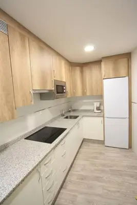Una cocina o zona de cocina en Apartamento entero 4HB centro Salamanca by Batuecas