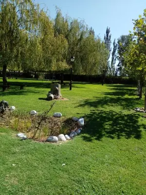 Jardín al aire libre en La Posada Hípica