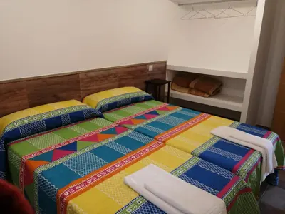 Cama o camas de una habitación en La Posada Hípica