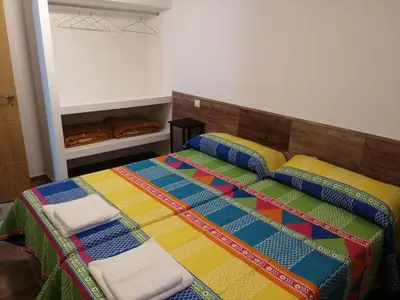 Cama o camas de una habitación en La Posada Hípica