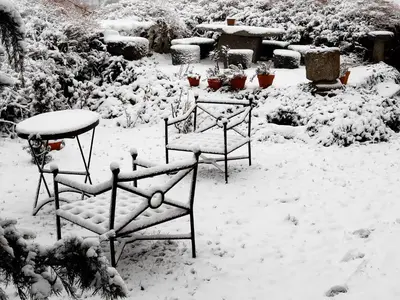 Posada Real La Casa de Arriba en invierno