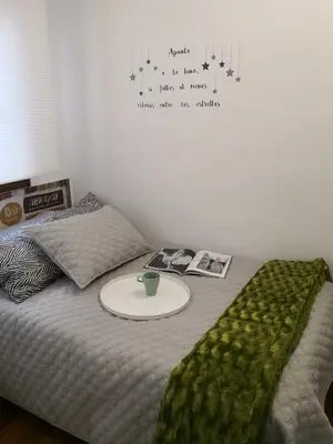Cama o camas de una habitación en La Casa de la Luna