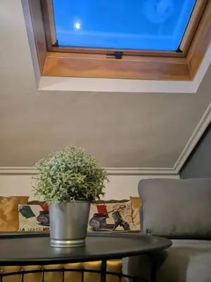 Zona de estar de La Casa de la Luna