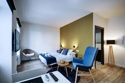 Zona de estar de Apartamentos AL-QAZERES LUXURY La Concepción