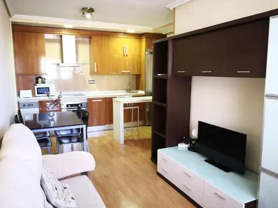 Una cocina o zona de cocina en Apartamentos Cocó